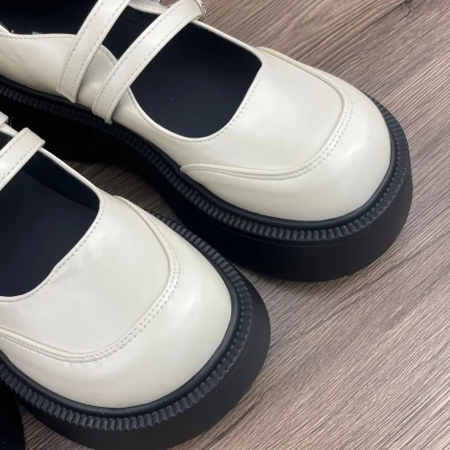 Mary Jane Campus Small Leather Shoes Black Mary