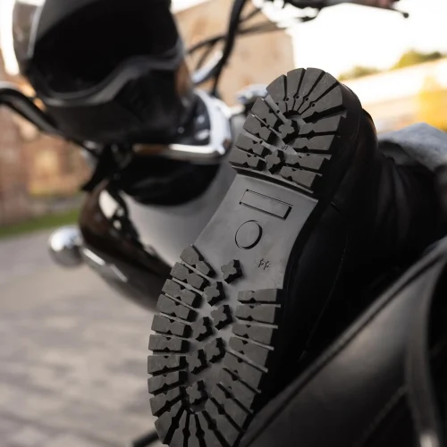 Vintage Black And Brown Leather Boots Men S
