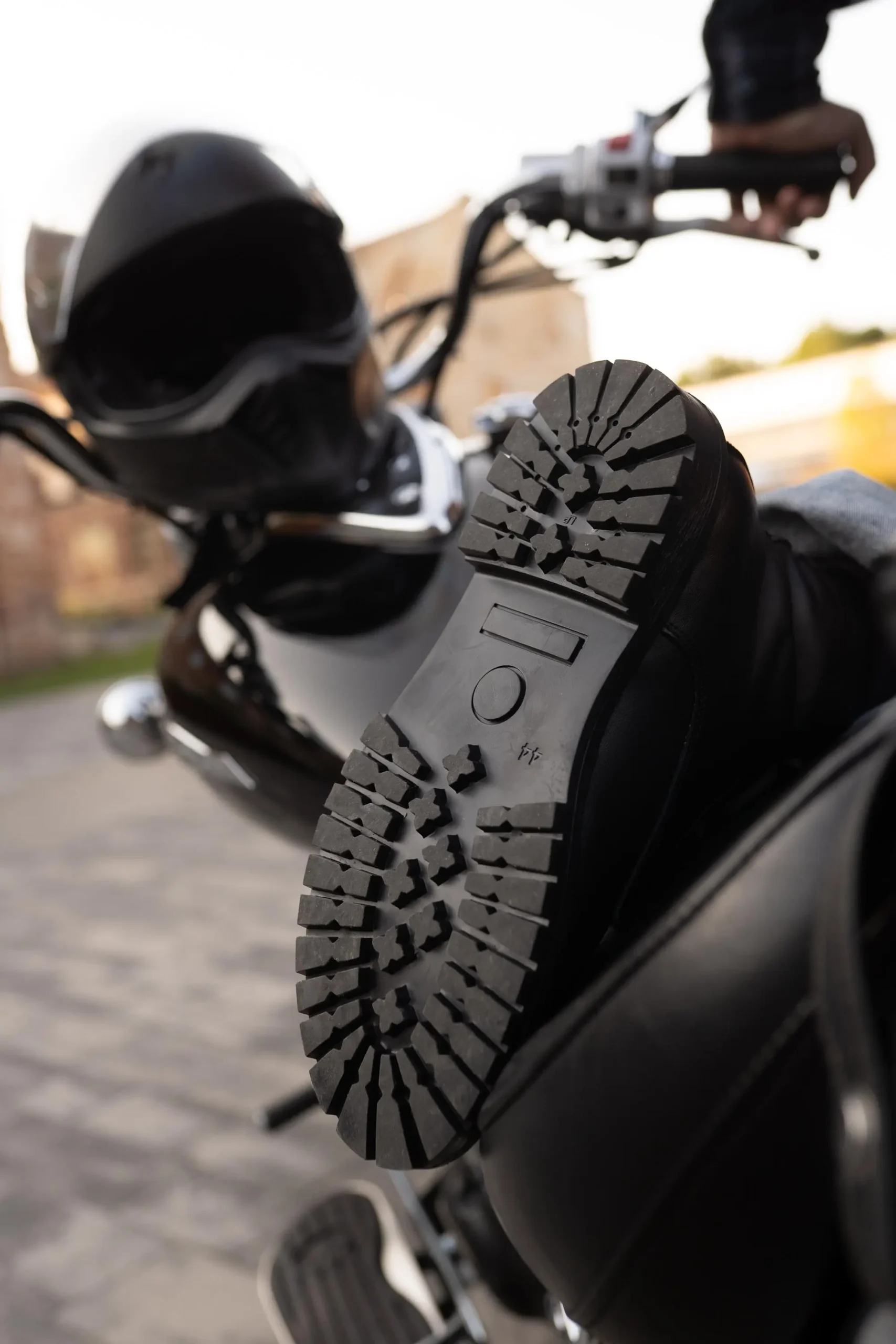 Vintage Black And Brown Leather Boots Men S